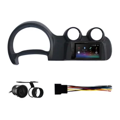 Kit Multimídia Pioneer 2 Din Uno Vivace 2010 11 A 2014 Fiorino 15 Em Diante 6,2 Pol DMH-A248BT Moldura Grafite Camera Ré