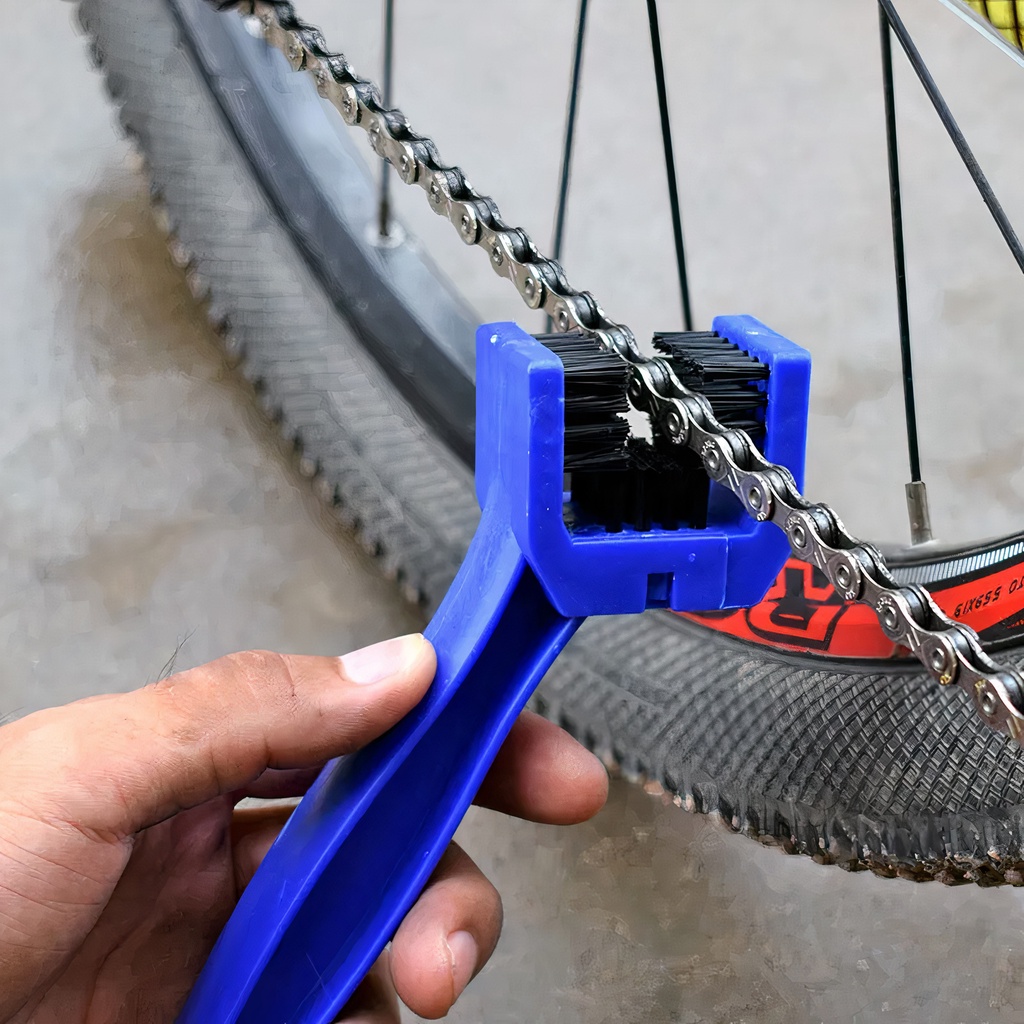 Escova Escovinha Para Limpeza De Transmissão Corrente De Moto Limpa Universal Bike Bicicleta — imagem 2 de 2