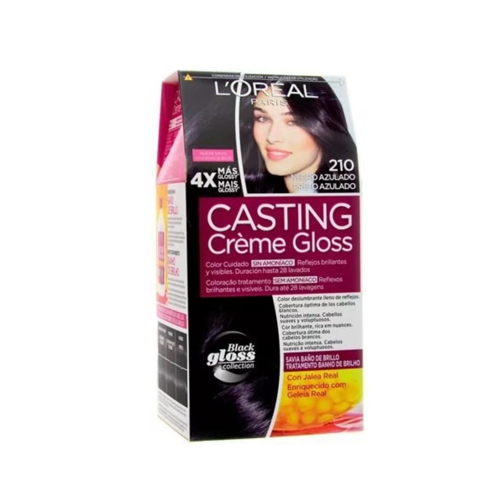 Tonalizante Casting Creme Gloss 210 Preto Azulado em Oferta na Shopee