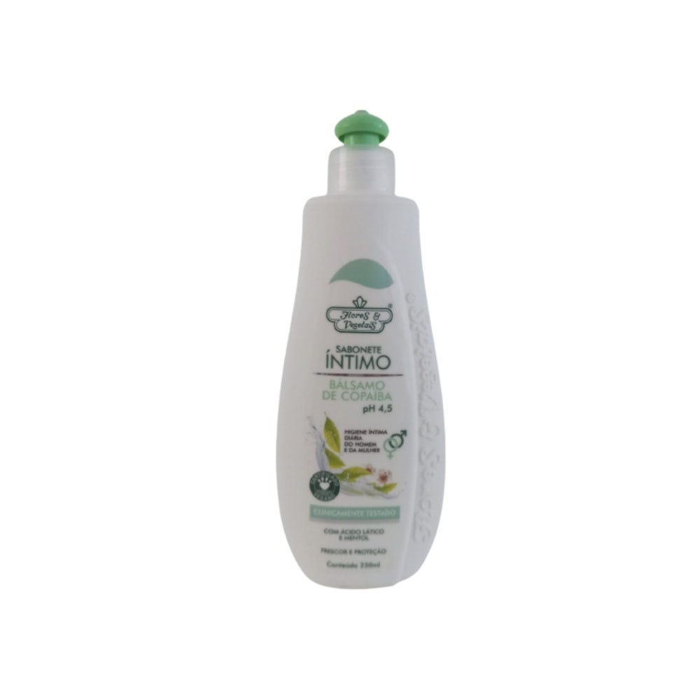 Sabonete Íntimo Flores E Vegetais Balsamo De Copaíba 250ml