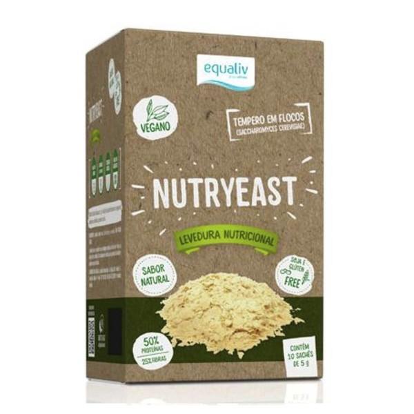 Nutryeast Levedura Nutricional Equaliv Cx C/ 10 Sachês De 5g