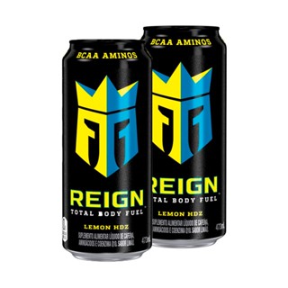 Kit 2 Bebida de Performance Reign Total Body Fuel Sabor Limão Zero Açúcar