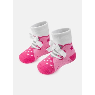Meia Soquete com Aplique Bebê Menina - Puket em Oferta na Shopee