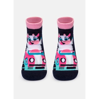Meia Soquete Cano Médio Bebê Menina Vaca - Puket