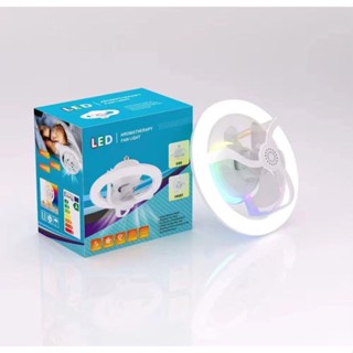 Ventilador De Teto 48W Silencioso Com Luz LED 360 ° Controle Remoto Branco Frio Branco Quente Rotable Large Air Volume Para Sala De Jantar