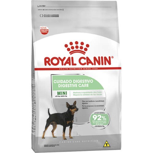 Ração Royal Canin Mini Cuidado Digestivo para Cães Adultos de Porte Pequeno 2,5Kg