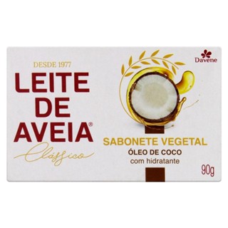 Sabonete Leite de Aveia Davene Clássico Óleo de Coco 90g