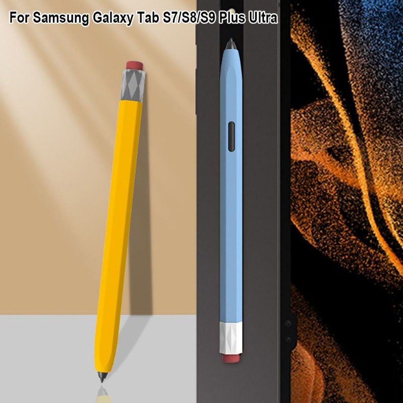 Capa De Silicone Clássica Em Formato De Lápis Para Samsung Galaxy S Pen Tab S11 S10 S9 S8 S7 FE Plus Ultra S6 Lite Canet