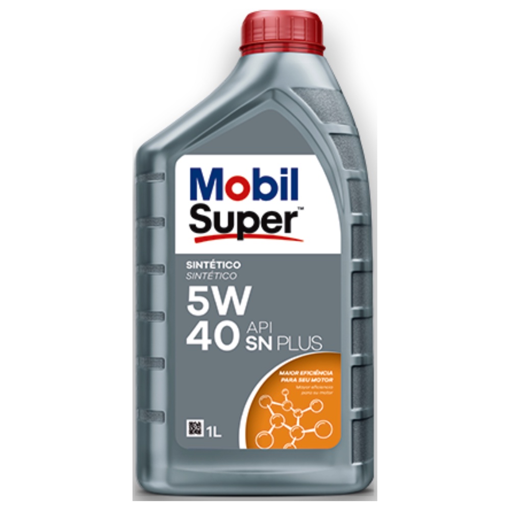 Óleo Lubrificante Motor 5W40 SN Plus Sintetico Mobil Super 3000 X3