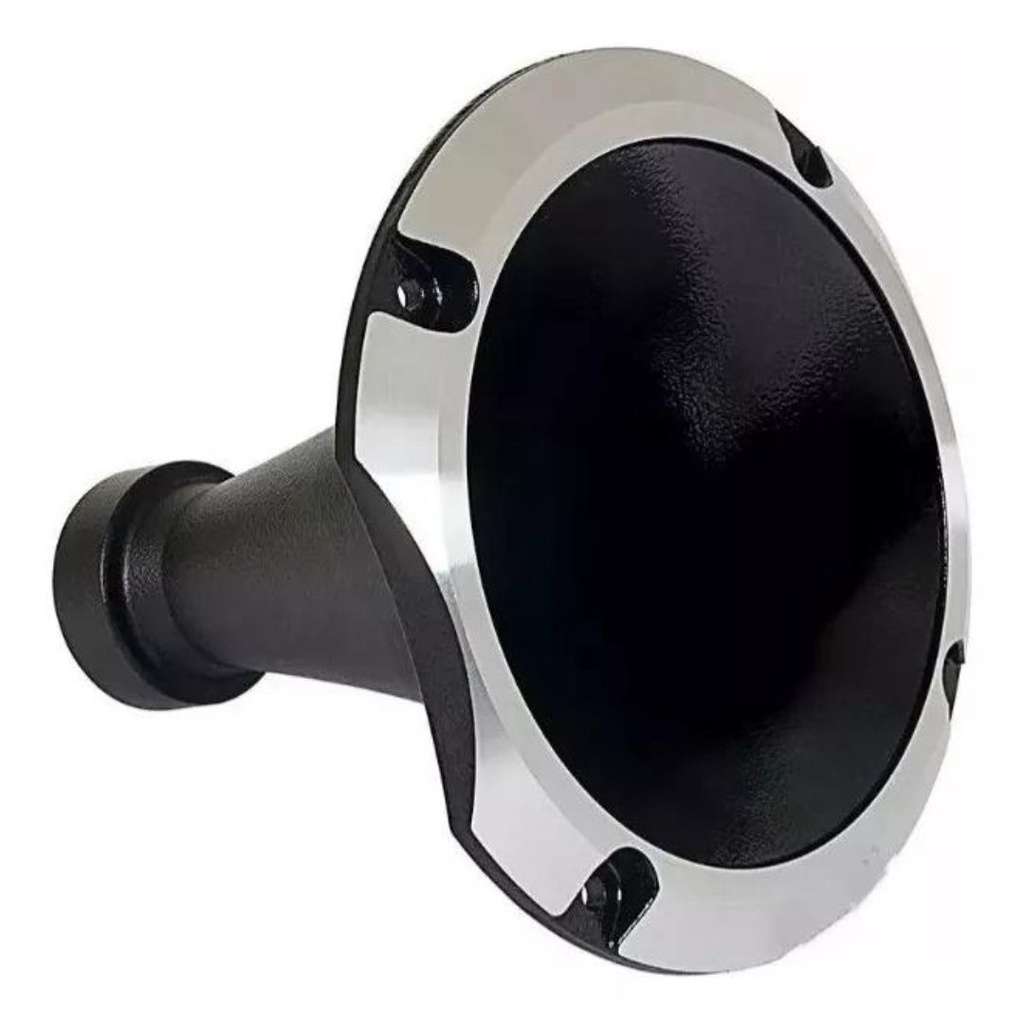 Expansor Bocal De Corneta Cone Curto de Alumínio Wg 1125 Preto