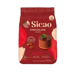 Chocolate Nobre Ao Leite - Gotas - 2,05 kg - 1 unidade - Sicao - Rizzo