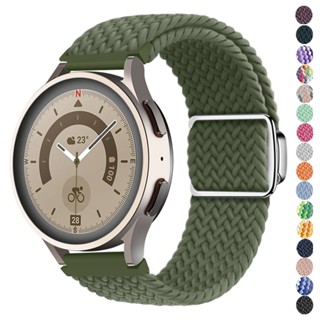 Pulseira Magnética Trançada De Nylon 20mm 22mm Compatível Com Samsung Galaxy Watch 6 5 4 3 Pro Classic Active 2 Huawei 4 GT 2 3