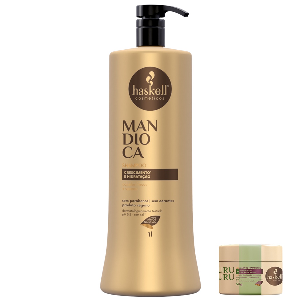 Shampoo 1L Haskell Mandioca