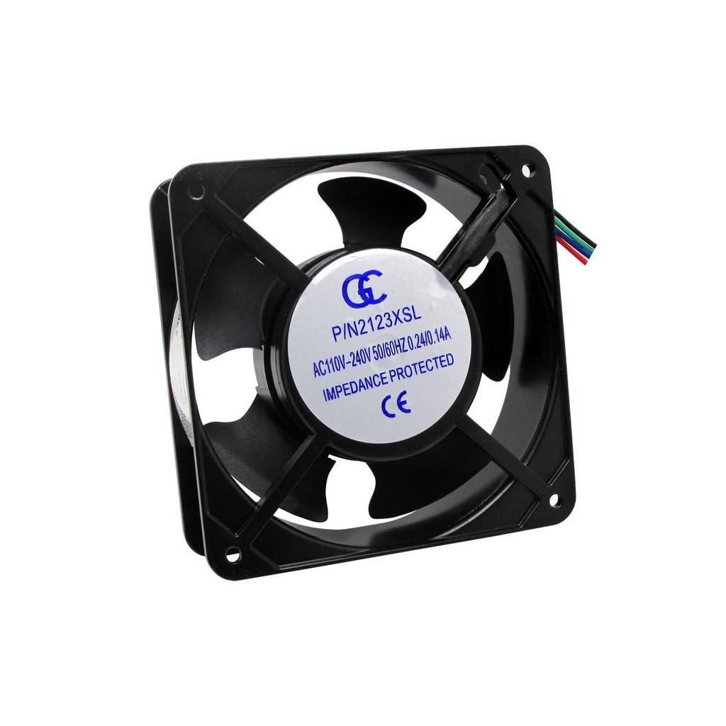 3pcs Ventilador Cooler Ventoinha Metálica 110v 220v Bivolt 1
