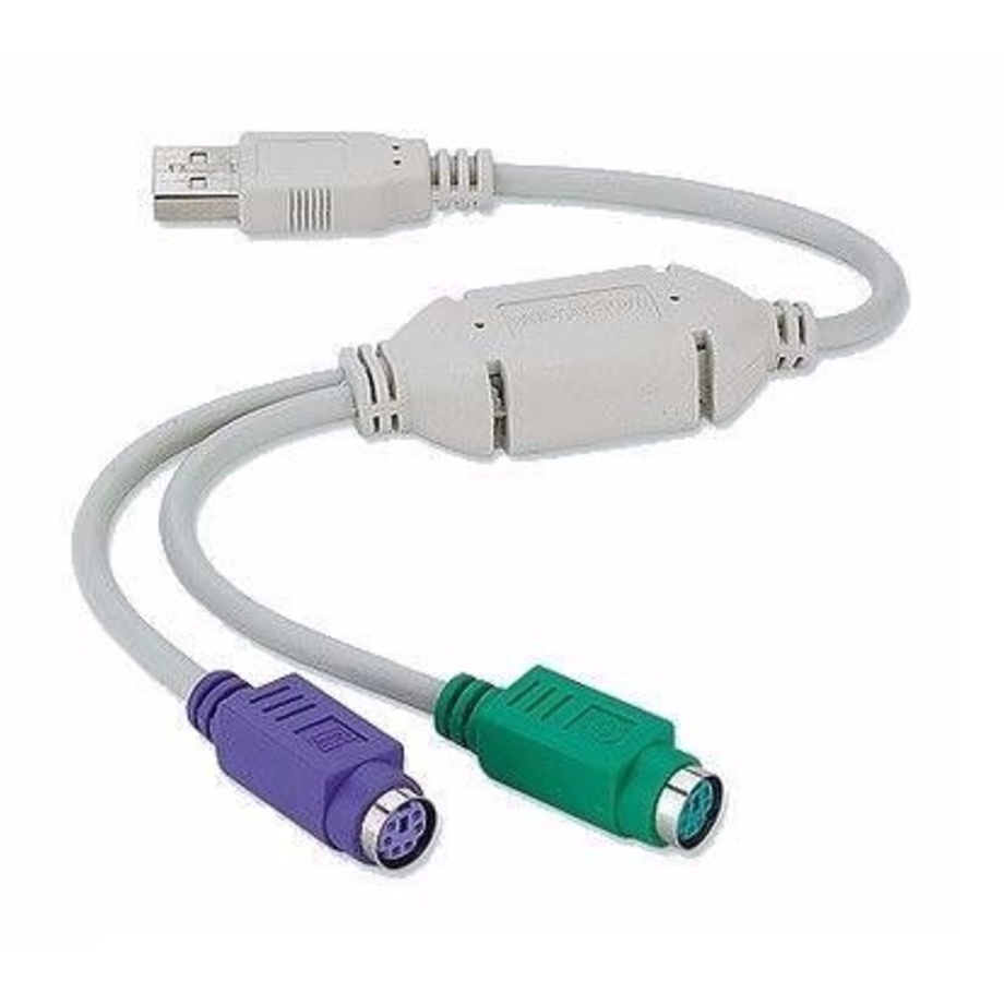 CABO ADAPTADOR USB P/ 2 PS2 em Oferta na Shopee