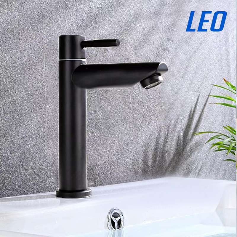 Torneira para lavatório em aço inoxidável SUS304 preto durável torneira para banheiro- em Oferta na Shopee