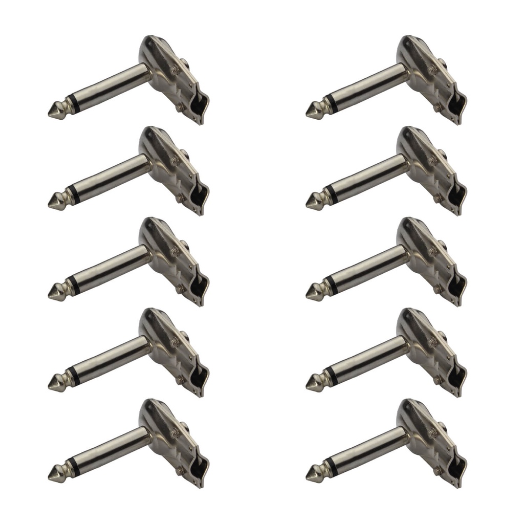 10x Plug P10 Mono Premium Profissional 90º Graus cachimbo