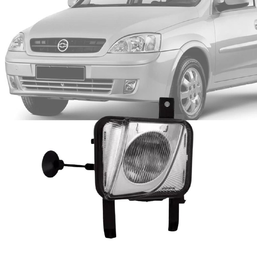 FAROL MILHA AUX CORSA MERIVA MONTANA 2002 A 2012 LD ESQUERDO