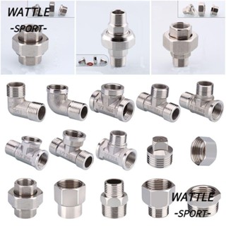Conexões Para Tubos WATTLE Butt Joint Outdoor Home Improvement Adaptador De Cotovelo Fêmea-Macho De Aço Inoxidável