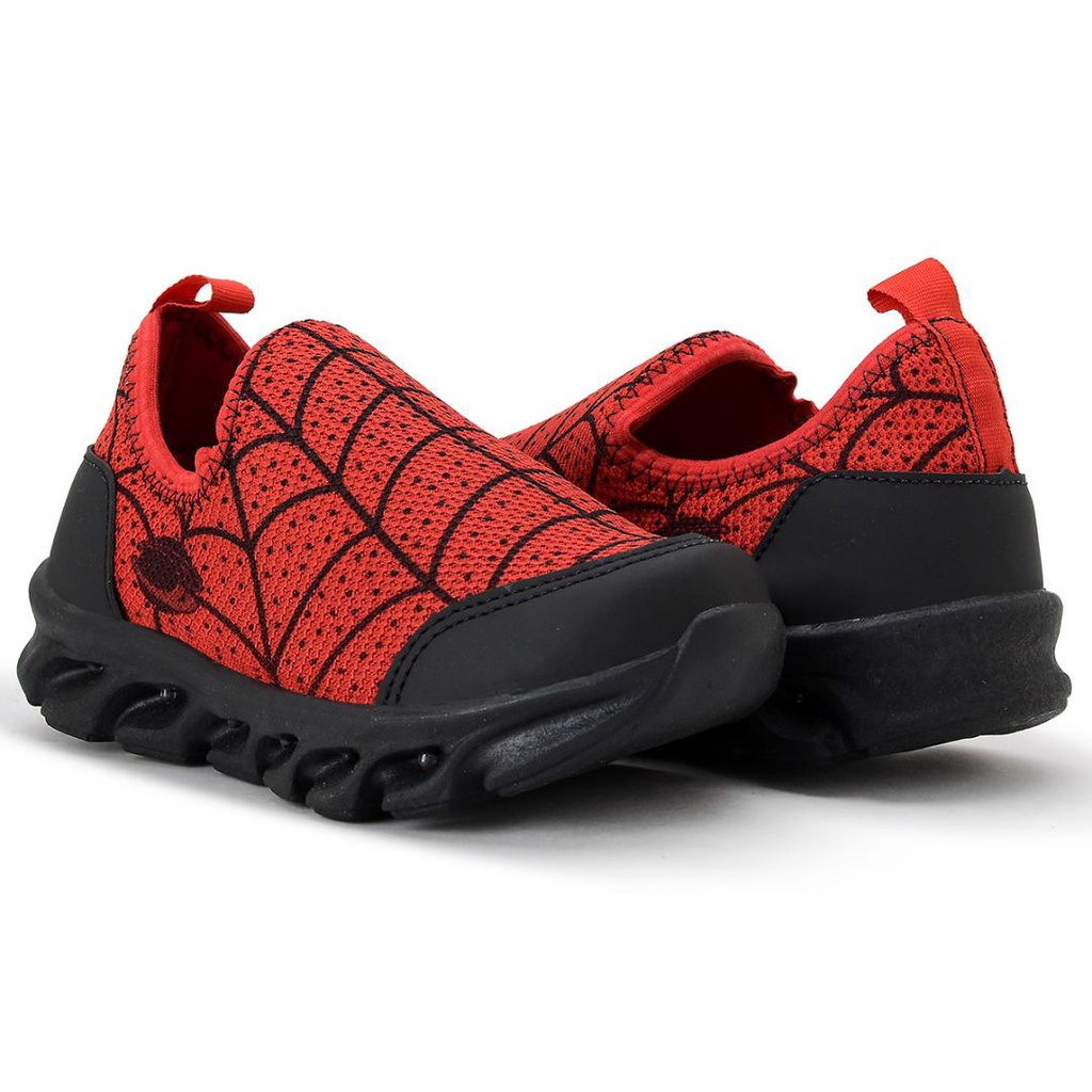 Tênis Infantil Homem-Aranha LED – Tênis Luzinha Confortável Leve Escolar Casual — imagem 2 de 2