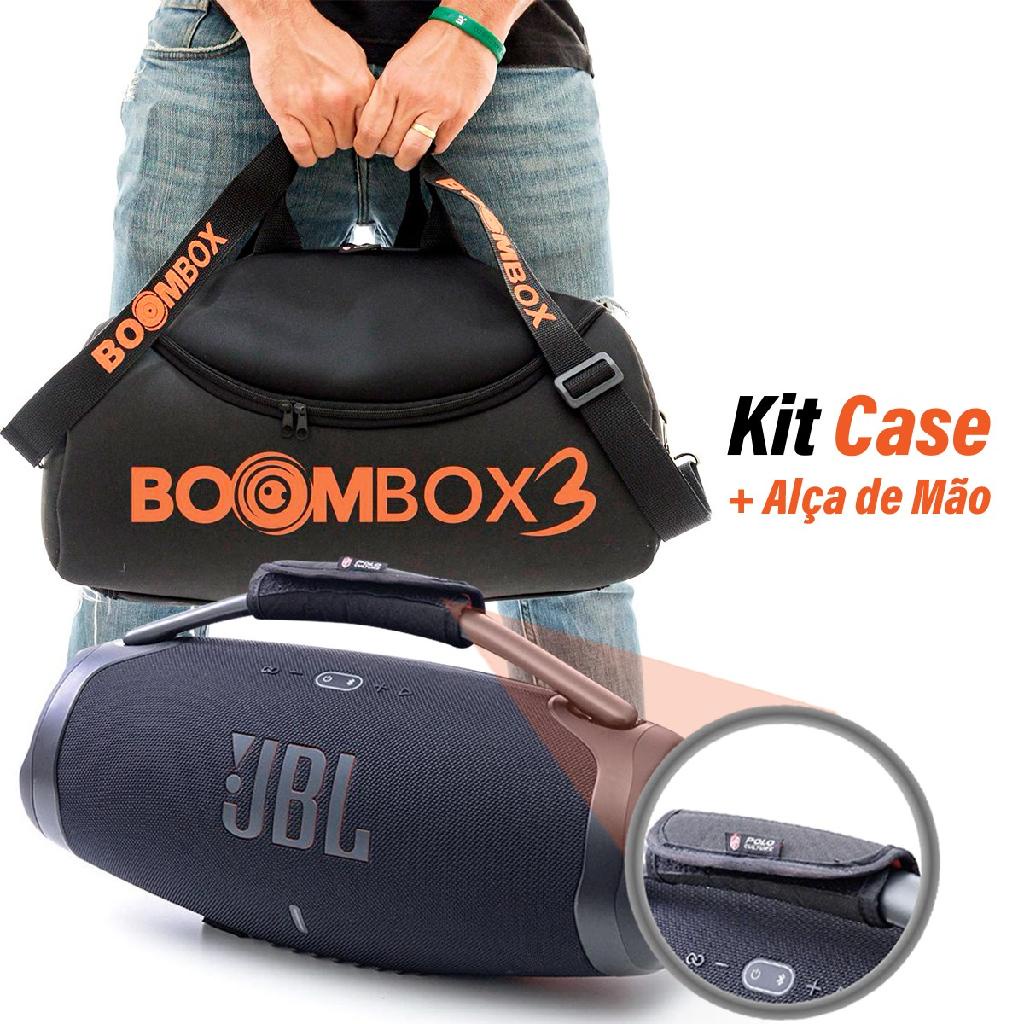 Kit Bolsa Case Bag Para Jbl Boombox 3 + Protetor de Alça e Ombro Plus Envio Já