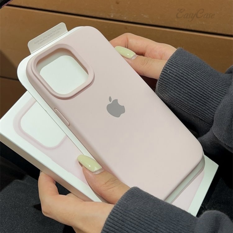 Flor DeCerejeira Silicone Sólido Rosa Líquido Capa Macia Para iPhone 17 16 15 14 13 12 11Traseira Anti-Queda EImpressão em Oferta na Shopee