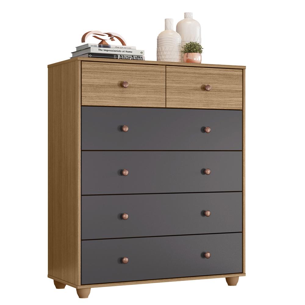Cômoda Quarto Vittoria com 6 Gavetas - Home & Living