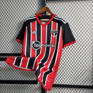 233/24 Camisa De Futebol Away São paulo fora fã edição única tailandês top sportswear futebol