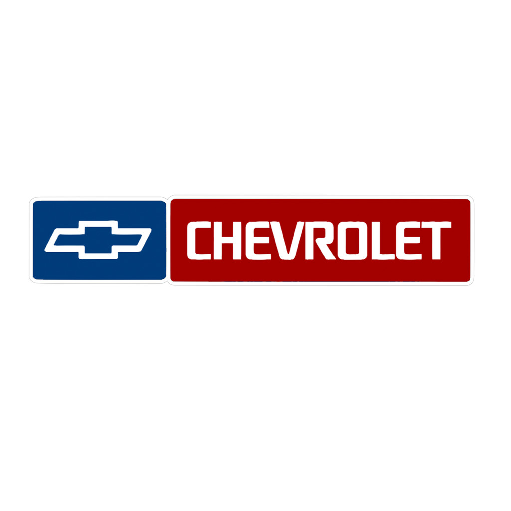 Adesivo Chevrolet Logo 18x3cm Interno Á Prova Dágua