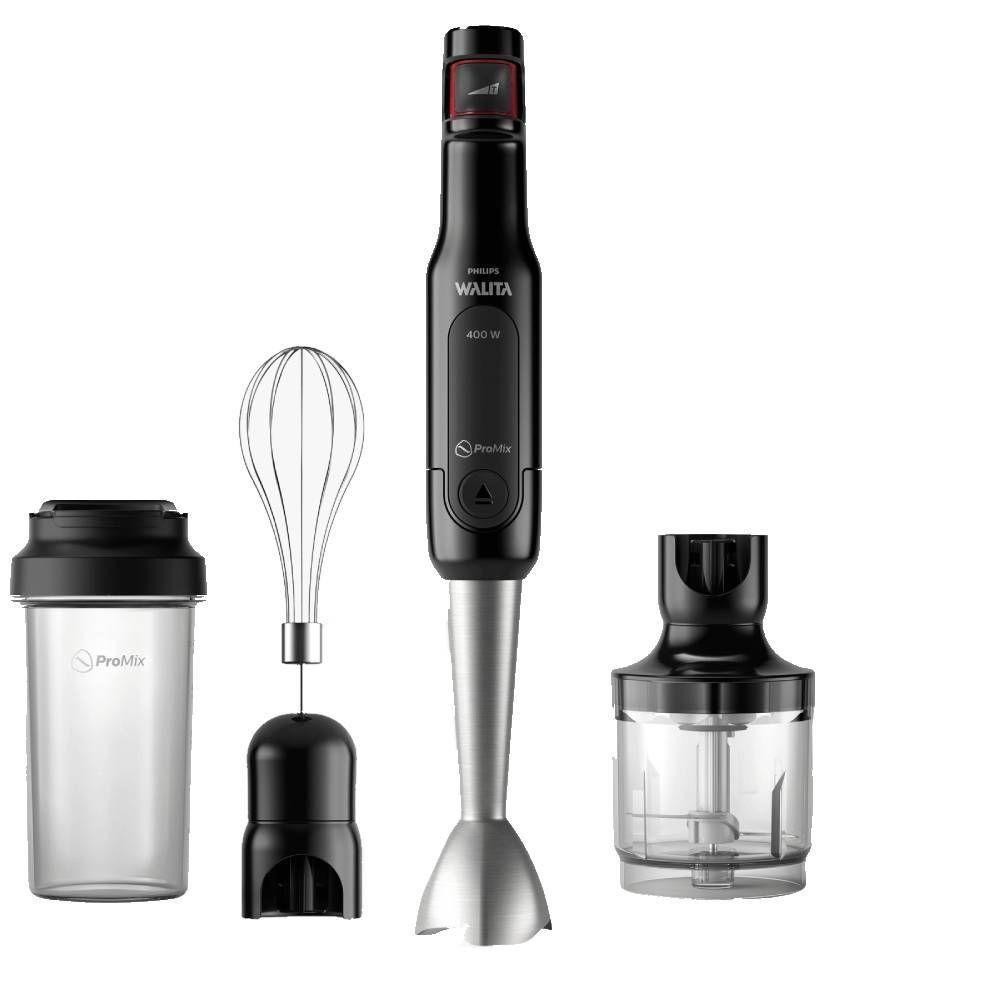 Mixer Philips Walita Pro Mix 3 em 1 Preto Inox 400W 220V RI2622/70 em Oferta na Shopee