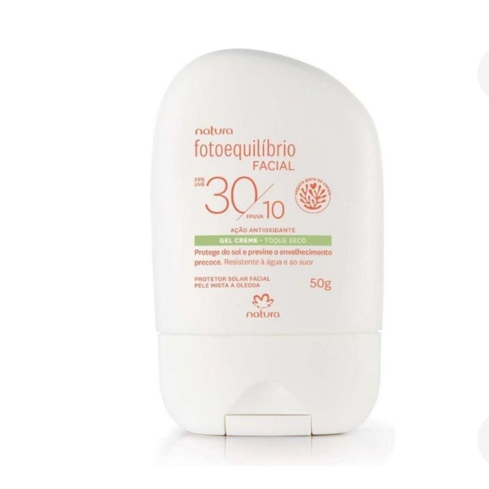 Gel creme Protetor facial FPS 30 FPUVA 10 mista e oleosa 50g