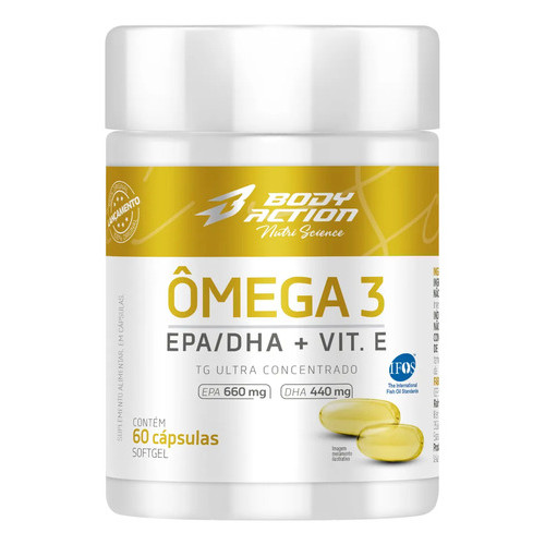 Omega 3 Tg Ultra Concentrado Epa Dha + Vit E 60 Softgels em Oferta na Shopee