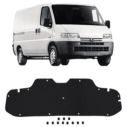 Forro Manta Acústica Térmica Revestida do Capô Ducato 1998 a 2004 + Presilhas