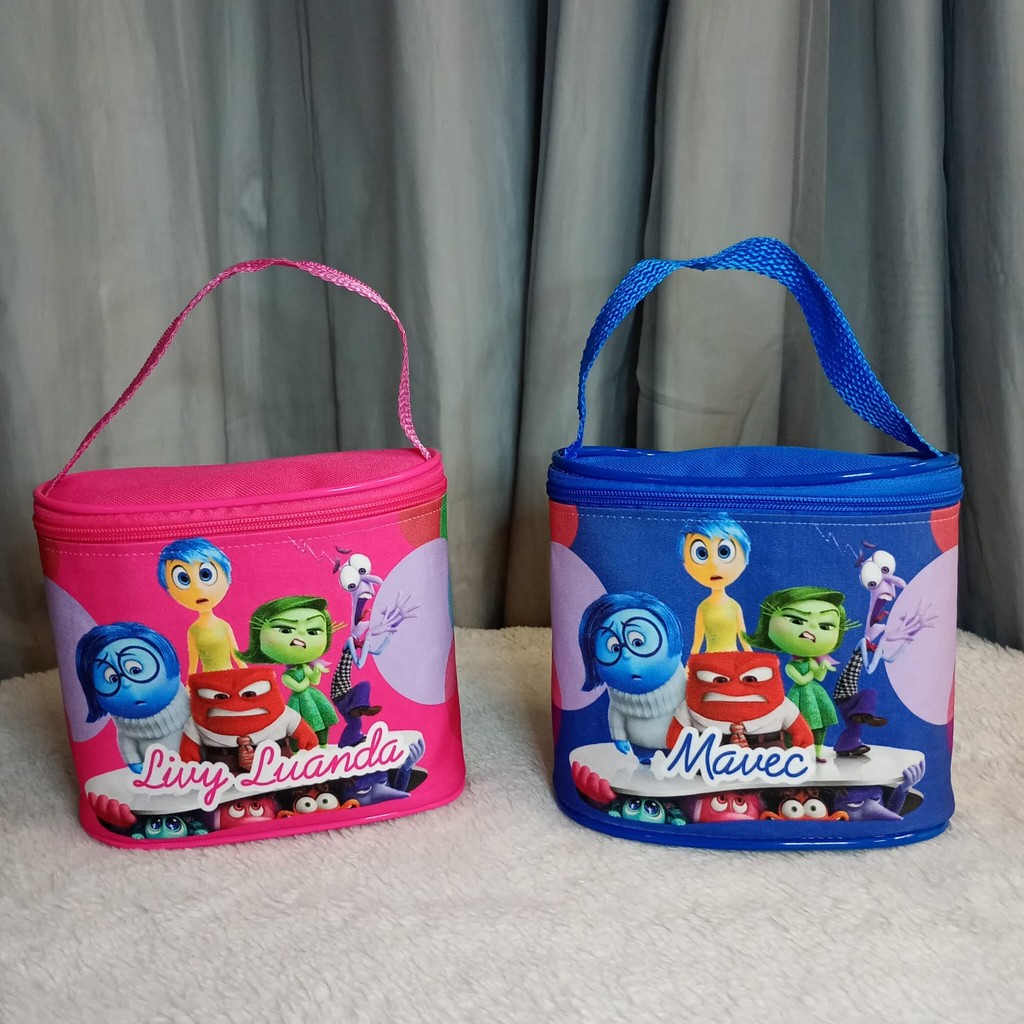 10 Bolsas Personalizadas- Frasqueira Lembraças  Aniversario 18x14x14 em Oferta na Shopee