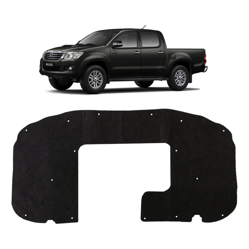 Kit Manta Forro Do Capô E Presilha Hilux 2012 2013 2014 2015