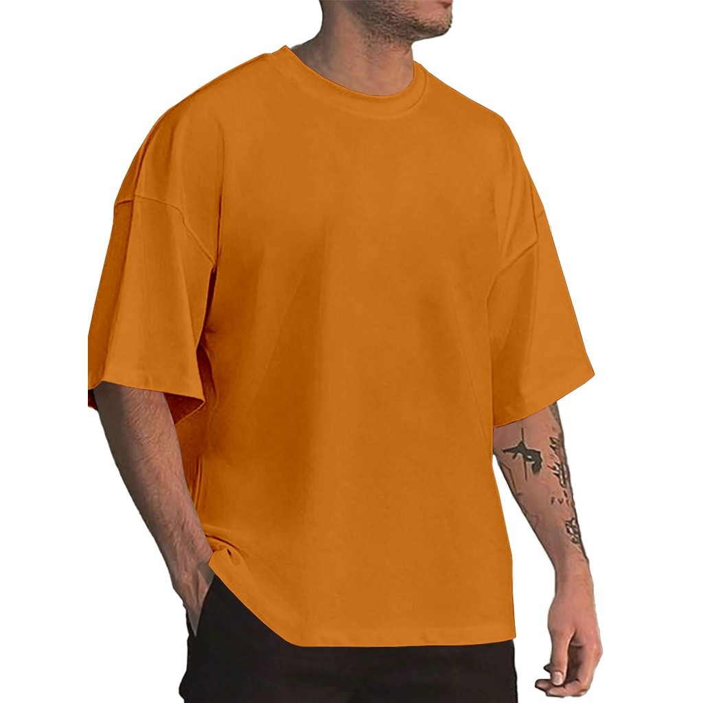 Blusa Diversas Basica  Larga Camiseta Camisa Simples Moderno T Shirt Estampa Bordado   Sem Estampa