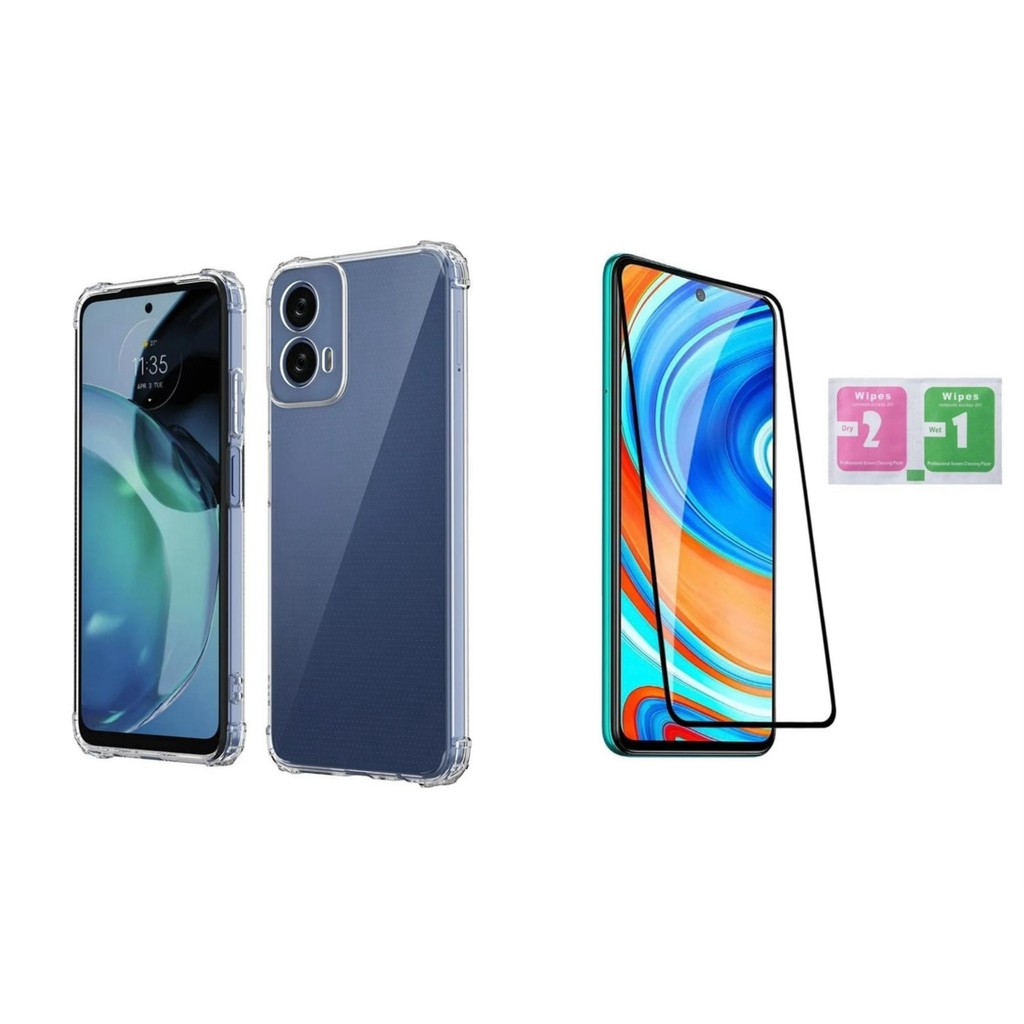 Capa Capinha Motorola G35 Case Anti Impacto + película Vrido 3D / 9D em Oferta na Shopee