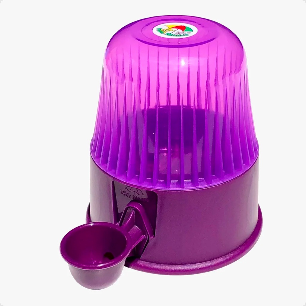 Bebedouro Vida Mansa Polipropileno PP Violeta Transparente - 2 Litros - Pets