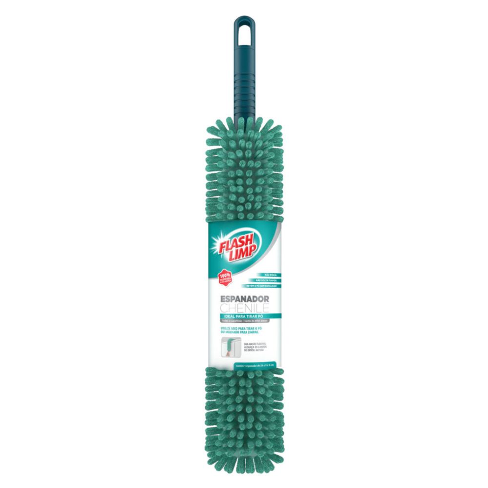 Espanador Microfibra Flexível Chenile Flash Limp FLP6667 - Home & Living