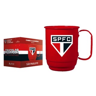 Caneca de Alumínio Cerveja Chopp São Paulo SPFC Tricolor SPFC  500Ml em Oferta na Shopee