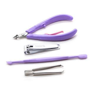 Conjunto Flex 04 Peças 154-FL Cuidados Para Unhas Mundial