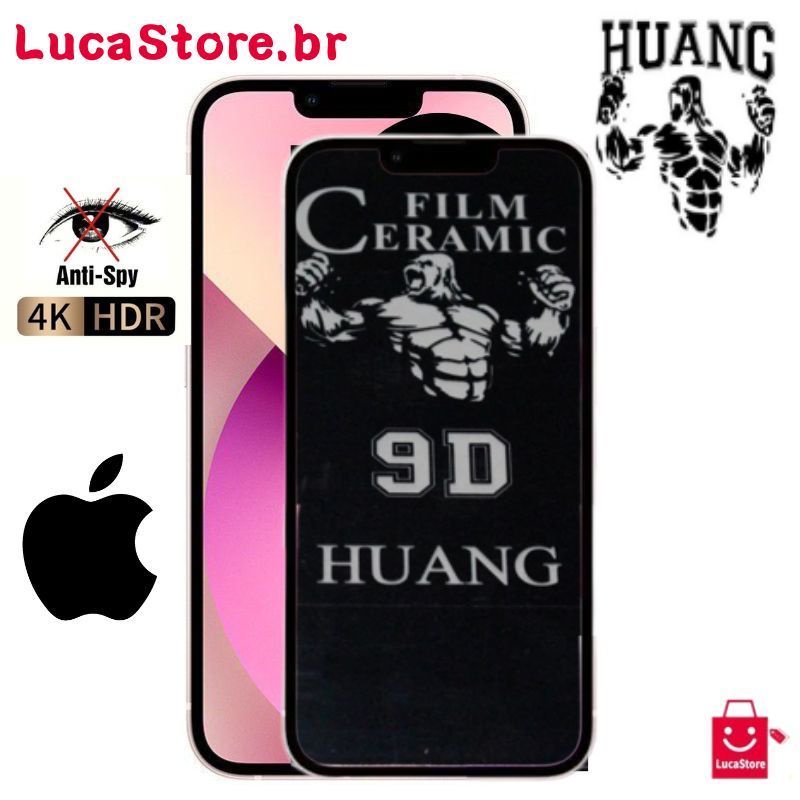 Pelicula De Ceramica 3D Privacidade Anti-Spy Para Iphone 6s/7G/8G/8Plus/X/Xs/Xr/11/12/13/14/15 Pro Max