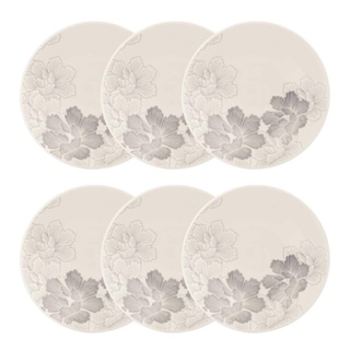 Jogo de 6 Pratos Fundos 20,5 Cm Oxford Unni Balance em Oferta na Shopee