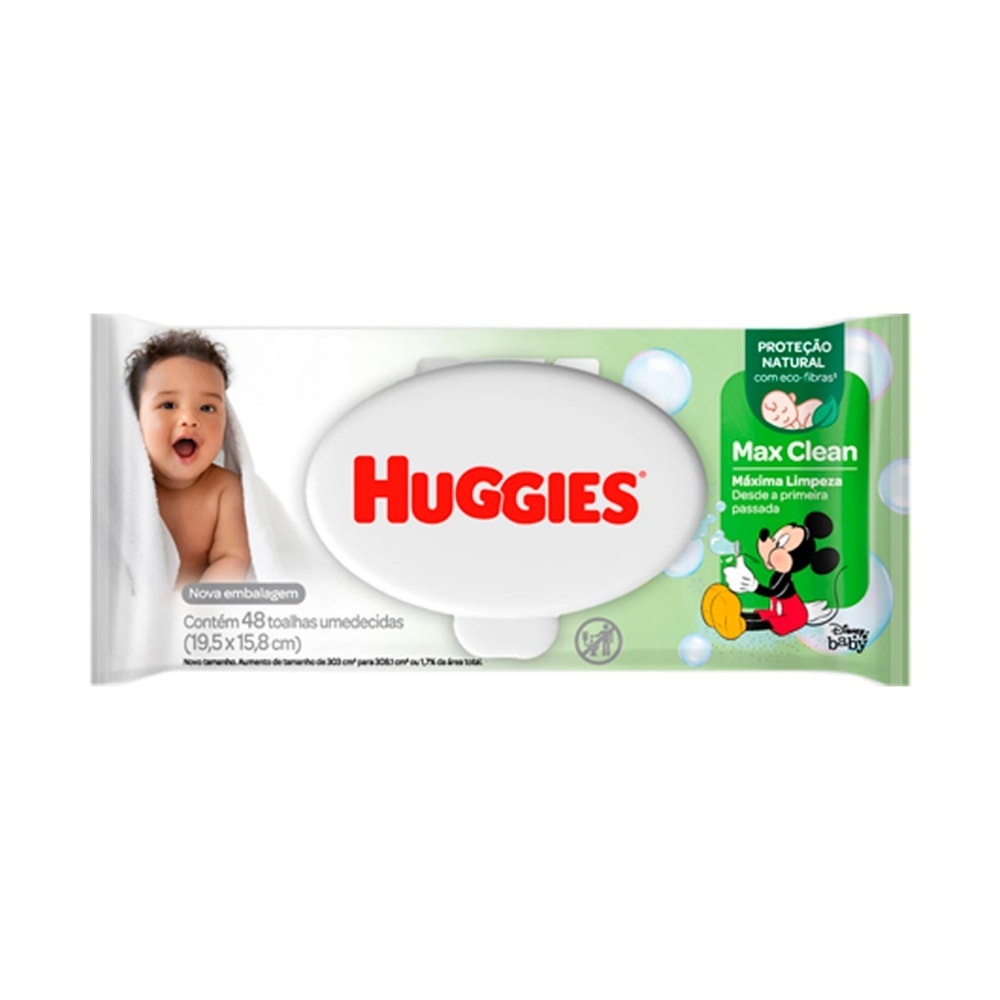 Lenço Umedecido Turma Da Mônica Huggies C/ 48Un em Oferta na Shopee