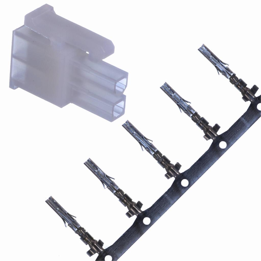 20 Kits Terminal e Alojamento Macho Mini Fit 2 Vias 4,20mm