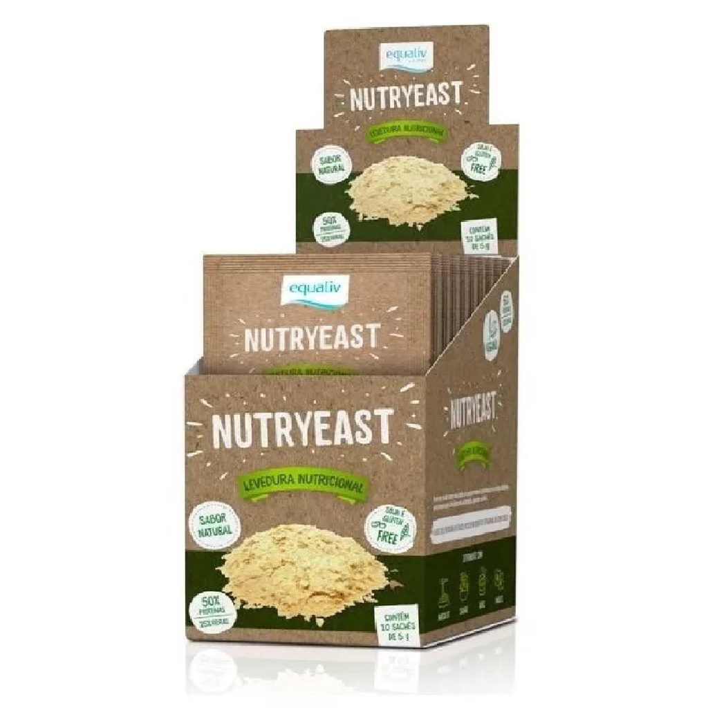 Nutryeast Levedura Nutricional Funcional 10 Sachê 5g Equaliv