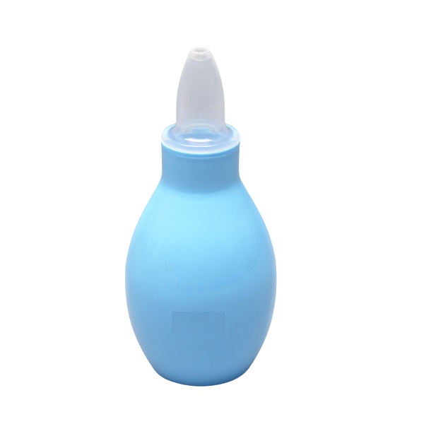 ASPIRADOR NASAL PARA BEBÊS DE SILICONE AZUL