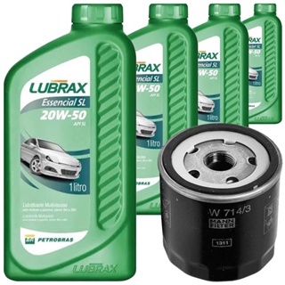 4 Óleo Mineral 20W50 Lubrax e Filtro MANN-FILTER Ka 1.6 em Oferta na Shopee