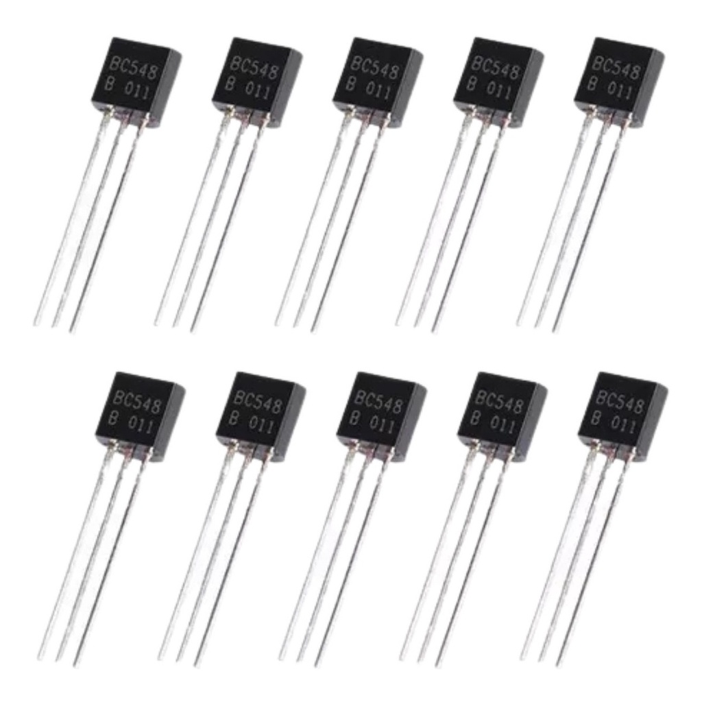 BC548 Transistor Bipolar NPN - Kit 10 Peças Para Projetos em Oferta na Shopee