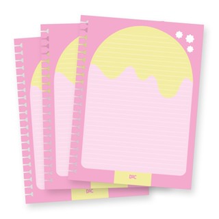 Refil Caderno Smart Colegial Hello 48 Folhas Rosa DAC